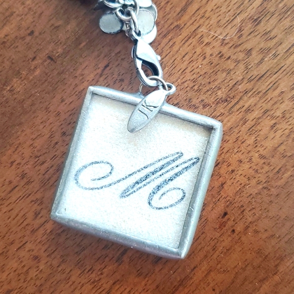 Jewel Kade Rhinestone Intial M Necklace - Picture 8 of 8